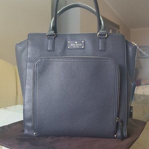 kate spade BLUE LEATHER HANDBAG